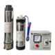 Sameer I-Flo 1HP 10 Stage Oil Filled Submersible Pump with Control Panel & 1 Year Warranty, Total Head: 180 ft