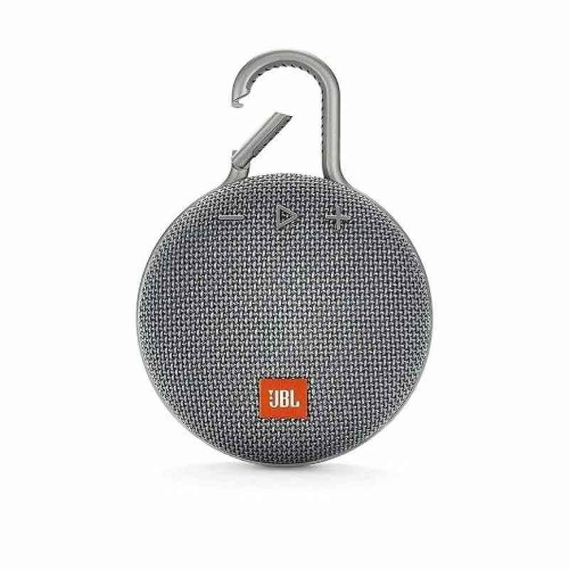 JBL Clip 3 3.3W Grey Bluetooth 4.1 Portable Speaker
