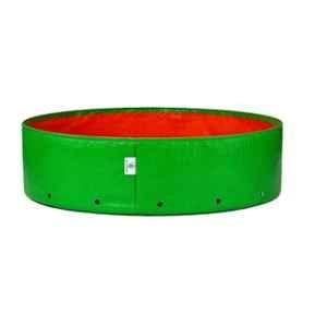 India Green Innovative 24x6 inch 220GSM HDPE Round Green UV Treated Grow Bag for Nursery Plants