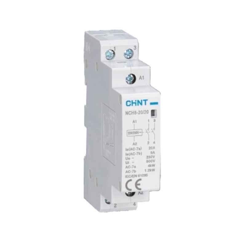 Chint NCH8-40/31 40A 4P 3NO+1NC 220/230V Modular Contactor, 256213