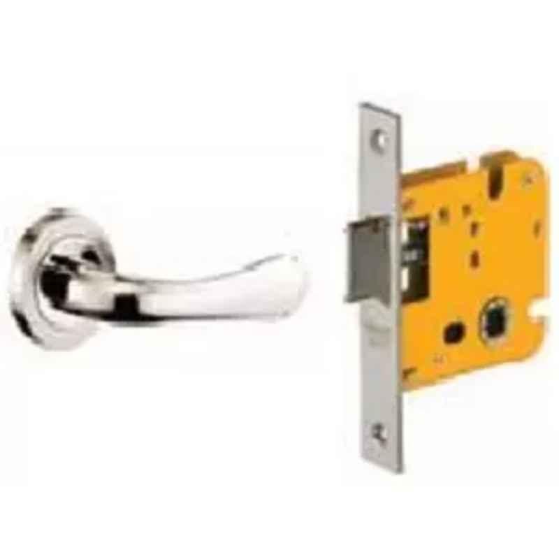 Dorset ML Series Lily 10 inch Stainless Steel Patina Finish Door Handle Lock Set with Mortise Latch