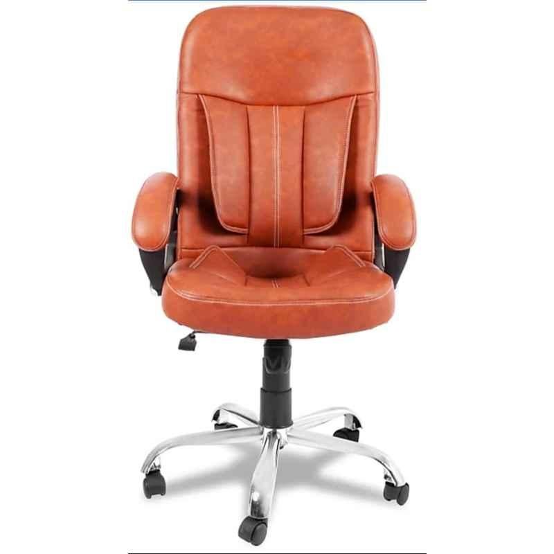 Caddy PU Leatherette Adjustable Study Chair with Back Support, DM131