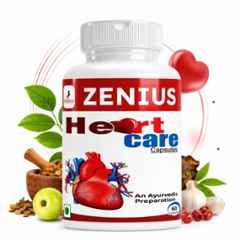 Zenius India 60 Pcs Heart Care Capsule with Arjun, Vach, Sarpgandha, Jatamanshi, Khursani, Sonth & Pippal for Heart Health