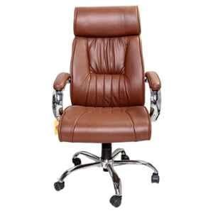 Mezonite KI 226 Brown High Back Leatherette Executive Office Chair (Pack of 2)