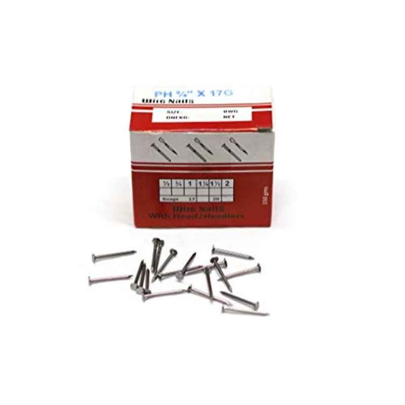 Kannesman 3/4 inch without Head Nails Box, 150 g (Pack of 6)