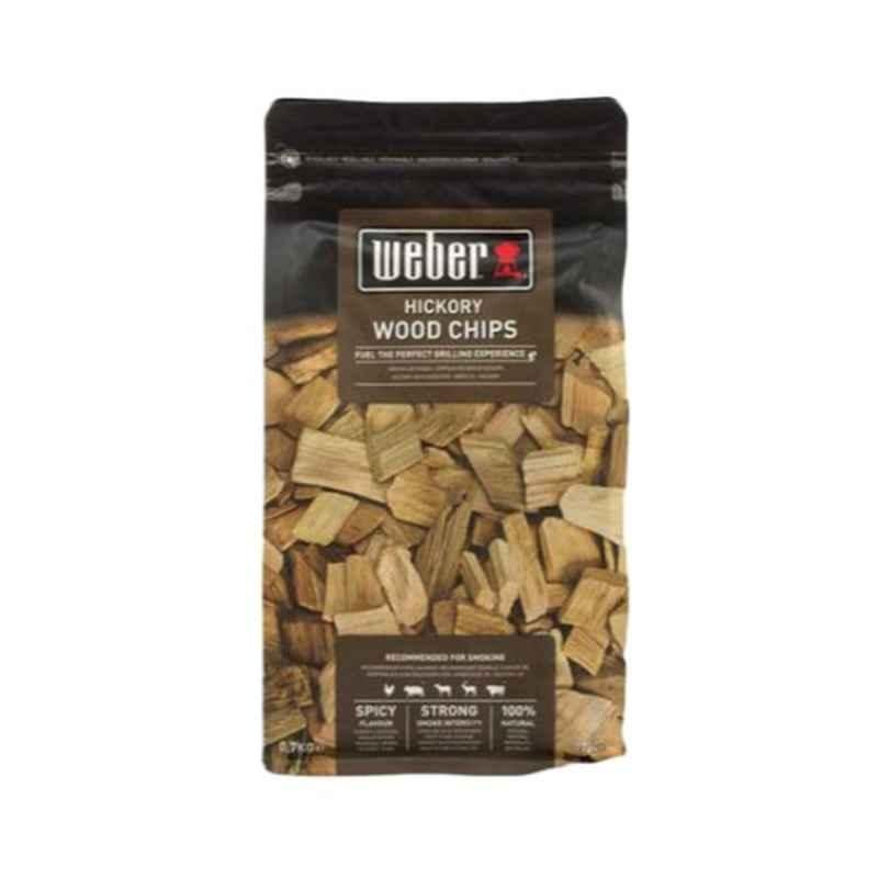 Weber 12x32.5x17cm Smoking Hickory Wood Chips, 17624