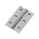 Smart Shophar 4x.75x1.5 inch Brass Nickel Silver Butt Hinge, SHA10HG-BUTT-NS4X.75X1.5-P1