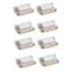 Nixnine White Magnetic Door Stopper, NO-3_WHT_8PS_A (Pack of 8)