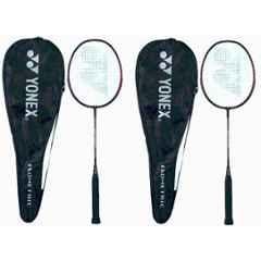 Yonex GR 303i 88g Red Strung Badminton Racquet (Pack of 2)