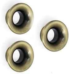 Plantex Knobs for Drawers/Drawer Knobs/Round Knob for Cabinets/Pull-Push Knob for Kitchen/Bedroom Drawers (Pack of 3) Antique Brass