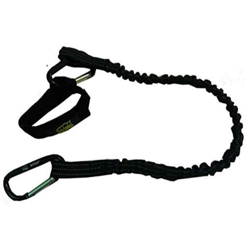 Steif  85cm Black Tool Lanyard with Single Action Carabiner