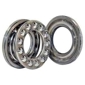 Gem 51107 Alloy Steel Thrust Ball Bearing, 35x52x12mm