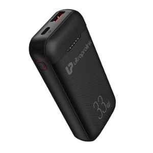 Ultraprolink Juice-UP 33 10000mAh 33W Black Pocket Compact Power Bank with QC-PD-PPS, UM1122BLK
