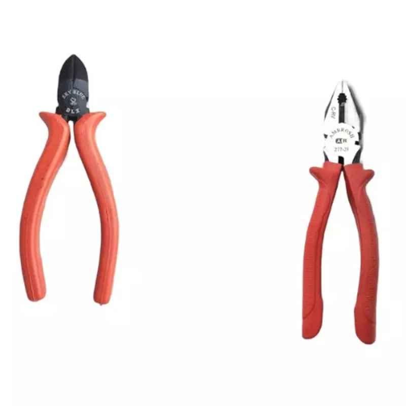 Sky Blue 2 Pcs 7.8 inch Lineman Plier Combo, SBE_PLIER_0550