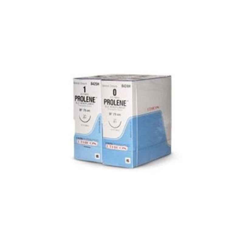 Ethicon 8204H 36 Pcs 4-0 Blue Polypropylene Suture Box, Size: 24 inch
