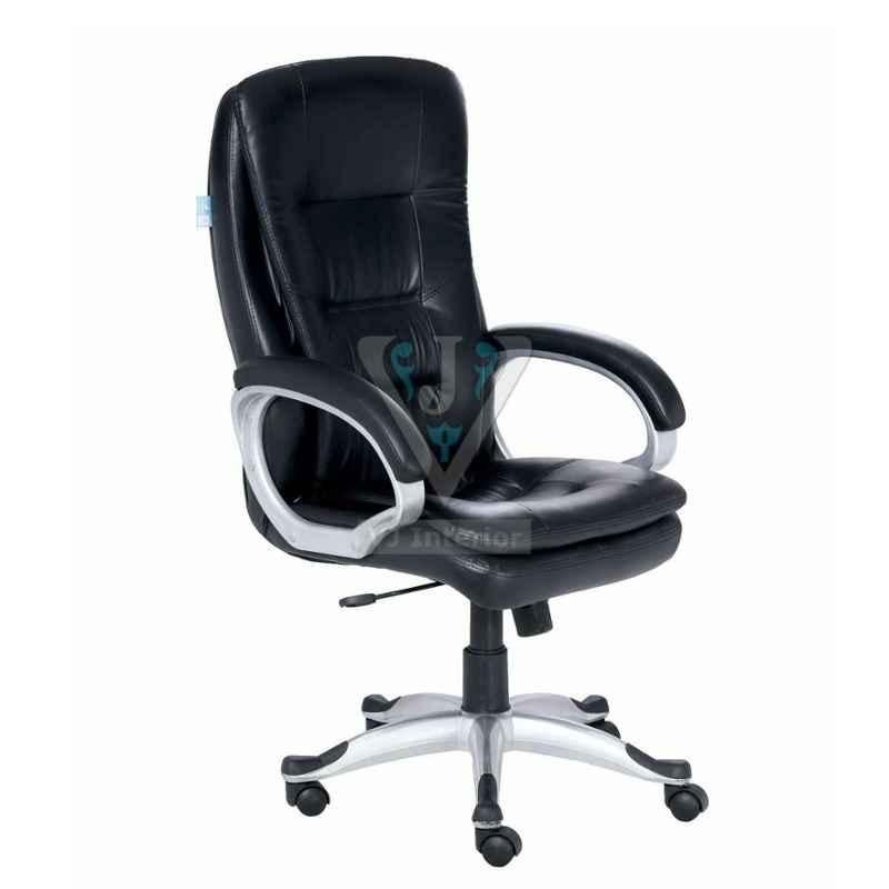 VJ Interior Black Executive High Back Chair, VJ-713