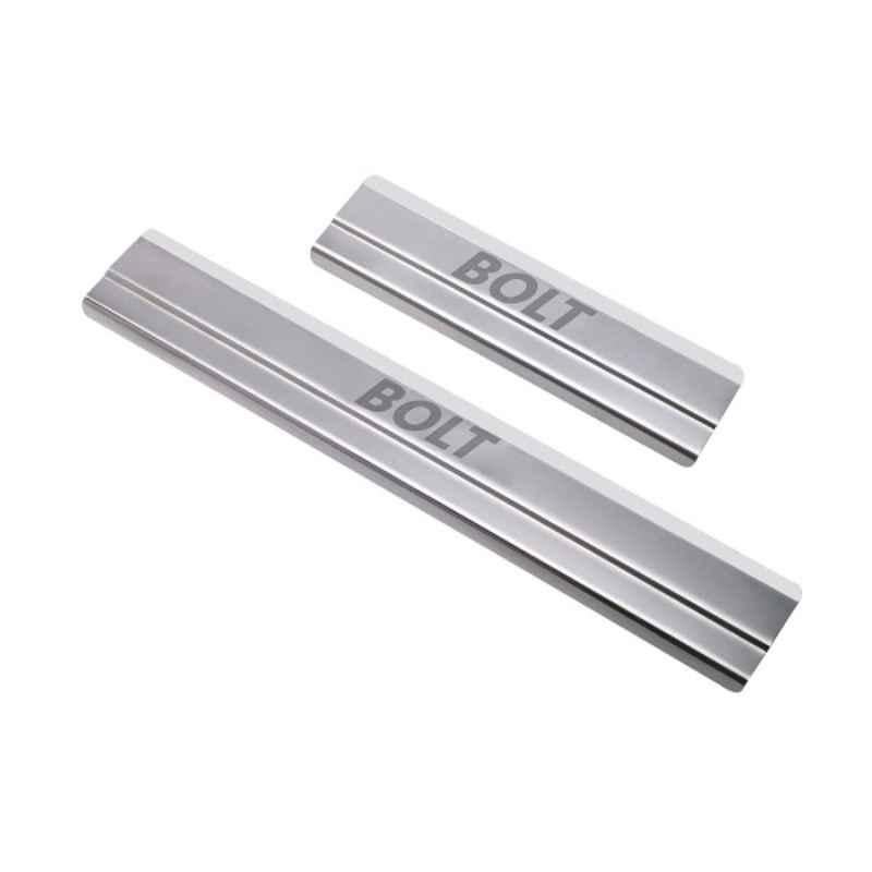 Galio GFS-083 4 Pcs Non-LED Stainless Steel Footstep Door Sill Plate Set for TATA Bolt 2015