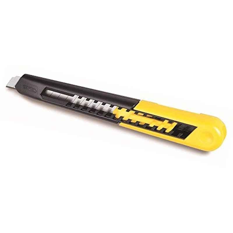 Stanley 9mm ABS Yellow & Black Snap Off Blade Knife, 0-10-150