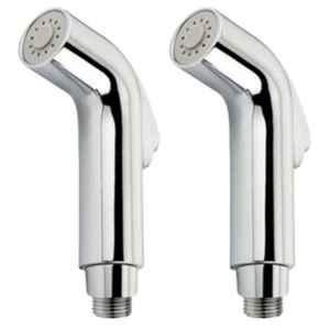 Joyway Flora Plastic Chrome Finish Silver Health Faucet Head (Pack of 2)