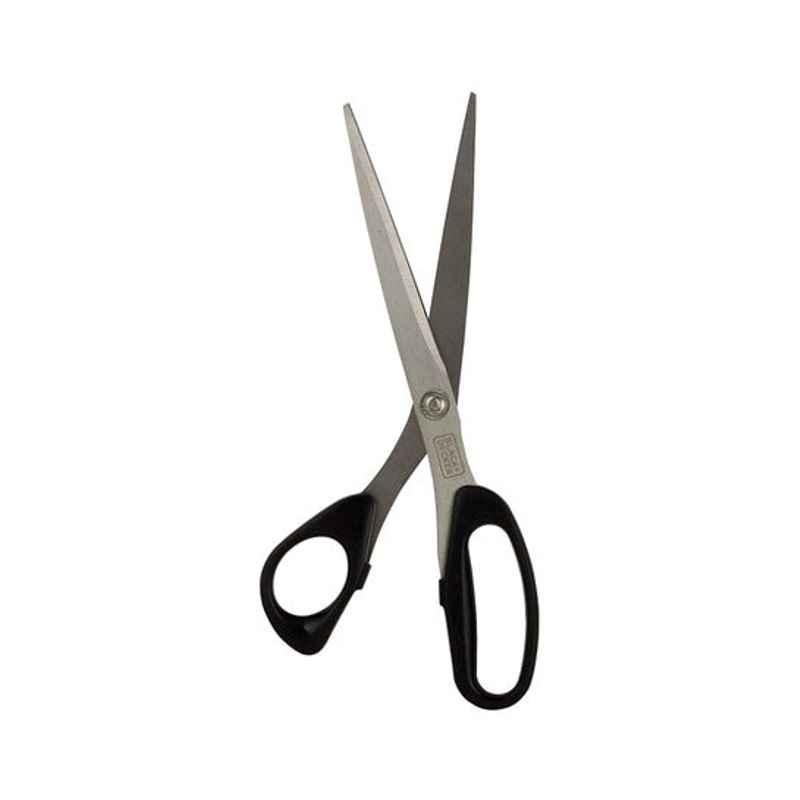 Black & Decker 10 inch Steel Silver & Black Professional Soft Grip Scissor, BDHT81569
