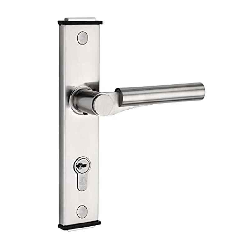 Bonus Compact 555 60mm Brass Brush Steel One Side Key Mortice Lock Set