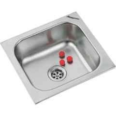 Anupam 104 13x12 inch Stainless Steel Satin Finish Single Bowl Sink