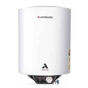 Longway Arctic 2000W 10 Litre 5 Star White Storage Water Heater with Advanced Multi Layered Safety System
