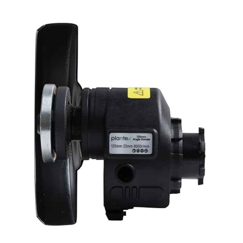 Plantex 125mm Angle Grinder Attachment/8000 RPM Heavy-Duty Cutter Machine/Ideal for Metal, Wood & Stone Cutting/Powerful Electric Grinding Tool-Black (Mainframe, without Battery & Charger)