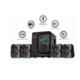 I Kall IK-401 60W 4.1 Channel Black Home Theater with Remote Control