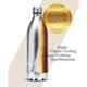 Milton Duo Deluxe 1000ml Stainless Steel Silver Water Bottle, 500041921394-02365
