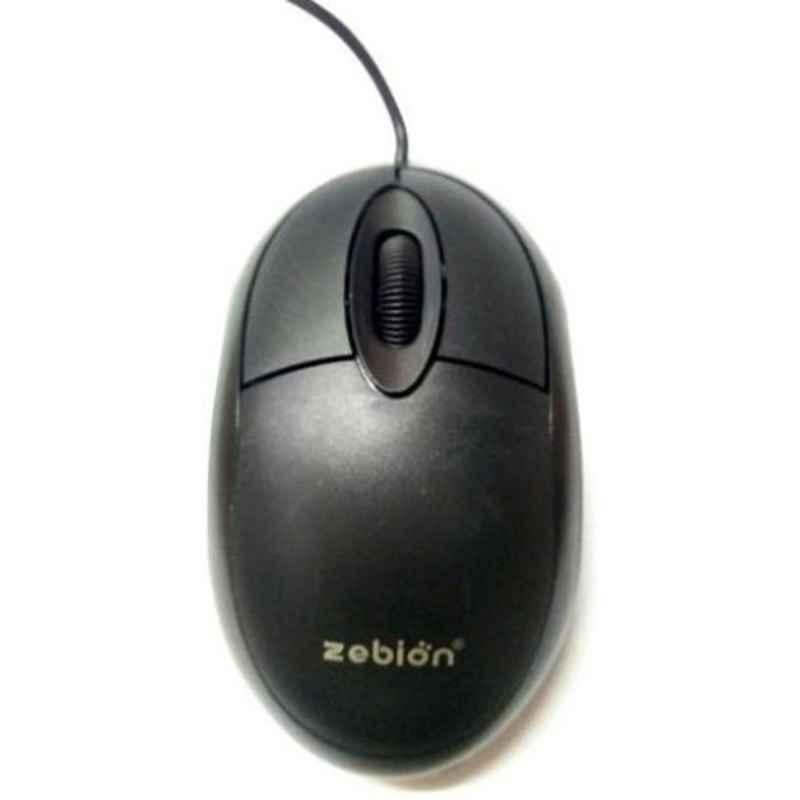 Zebion Elfin Wired Optical Mouse with 1 Year Warrenty
