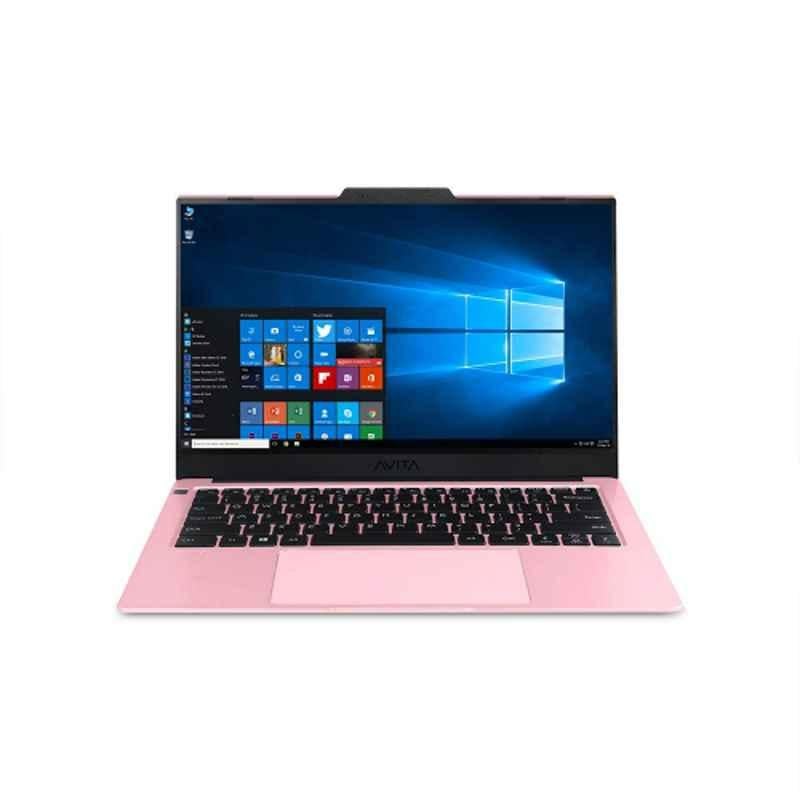 Avita Liber V14 Intel Core i5 8GB/512GB SSD 14 inch Cherry Blossom Pink Laptop, NS14A8MEF561-BP