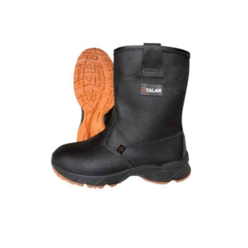 Talan SE/2M182 Leather Steel Toe Black Rigger Boot, Size: 40