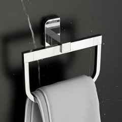 Plantex Napkin Ring for Bathroom/304 Grade Stainless Steel Towel Ring/Towel Hanger/Towel Holder/Bathroom Accessories 1902, Chrome
