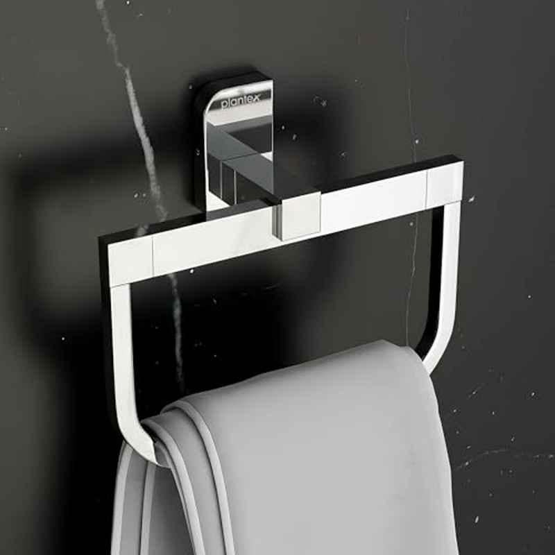 Plantex Napkin Ring for Bathroom/304 Grade Stainless Steel Towel Ring/Towel Hanger/Towel Holder/Bathroom Accessories 1902, Chrome