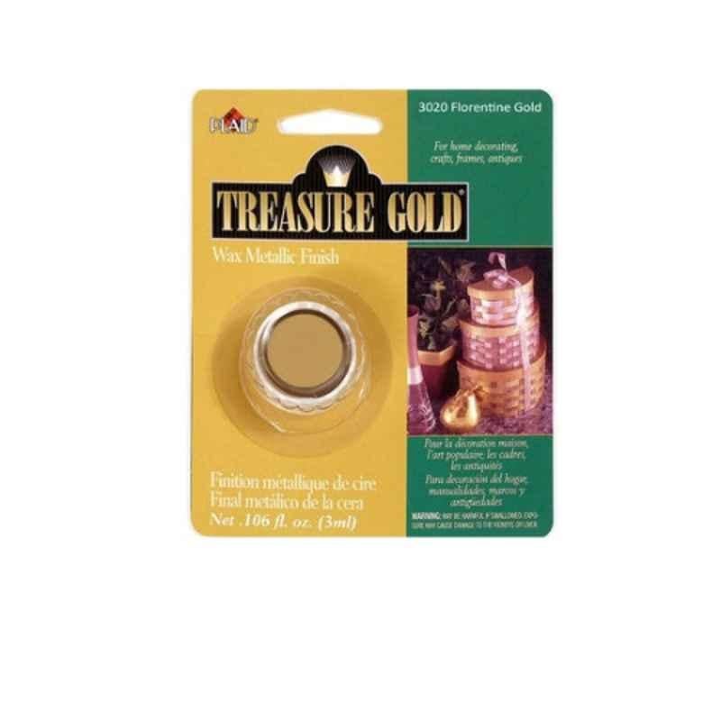 Plaid Florentine Treasure Gold Metallic Finish Wax