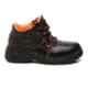 Agarson Innova Steel Toe Black & Orange Work Safety Shoes, Size: 10