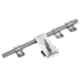 Smart Shophar 8 inch Stainless Steel Silver Lotus Aldrop, SHA40AL-LOTU-SL08-P1