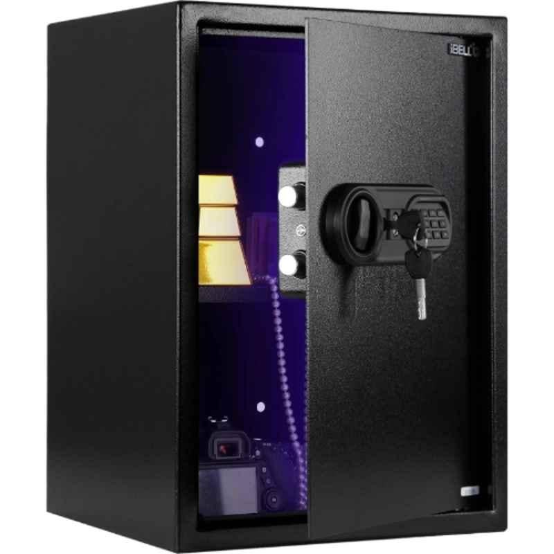 iBELL SL-50S 50 Litre Metal Black Digital Electronic Safe Locker for Personal & Office Use