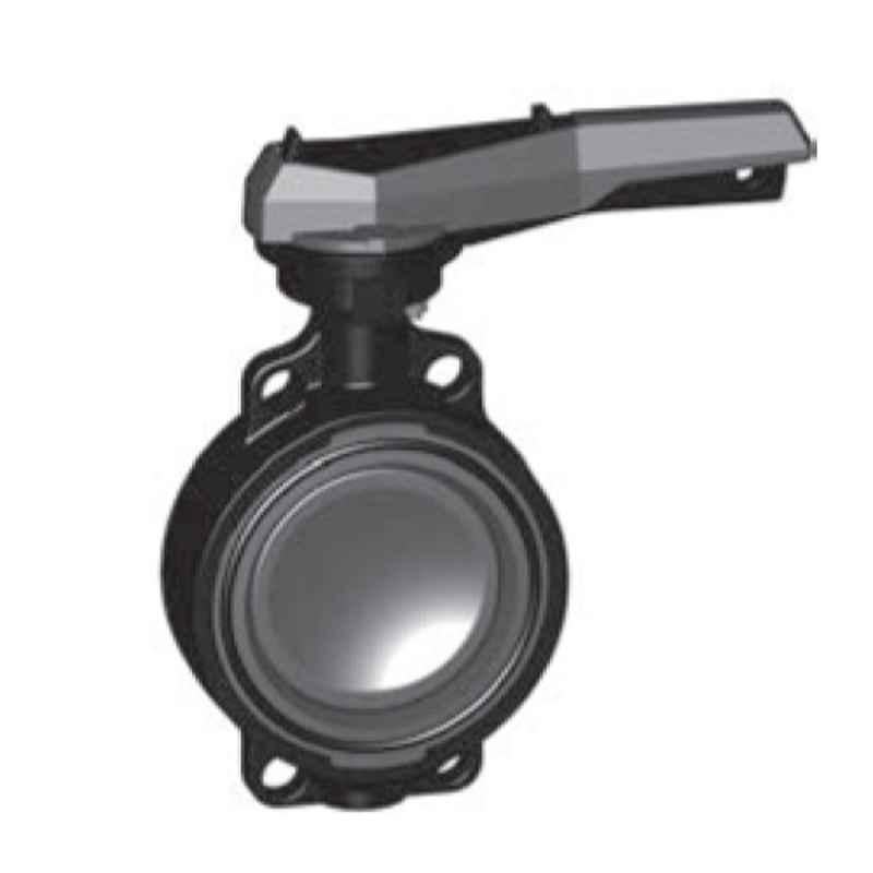 Hepworth 4 inch PN 10 PVC-U Butterfly Valve with FPM Seal, 161.567.025