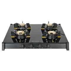 Faber Genius 704 4 Burners Manual Toughened Glass Top Cooktop, 106.0689.316