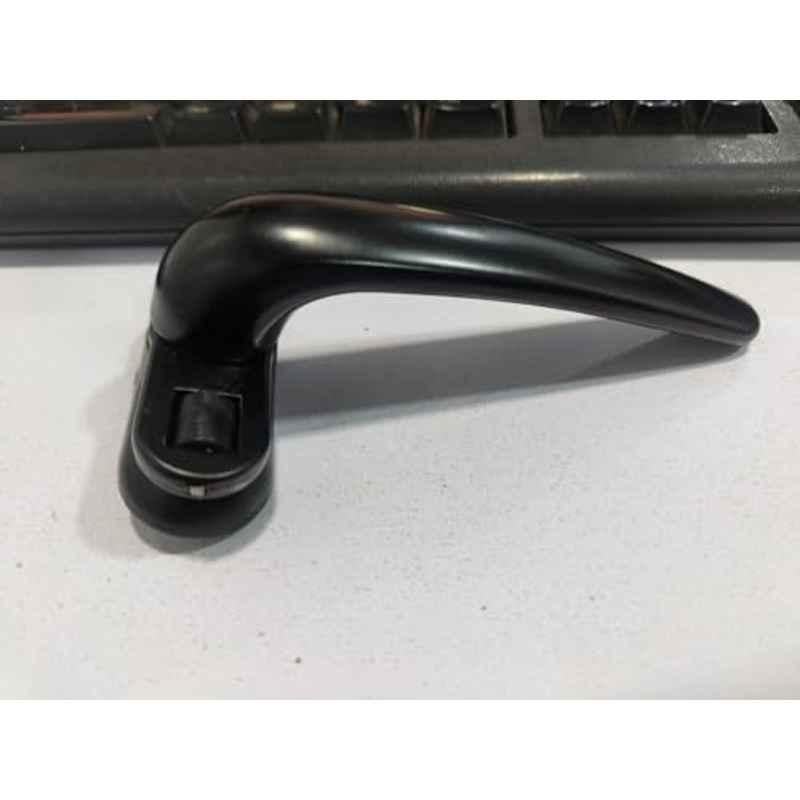 Plantex Black Window Handle/Domal Handle Lock Set/Casement Window Handle/Single Point Handle for Home/Office, SWH-01