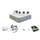 Hikvision 720P 1 Bullet & 3 Dome Camera, 1TB Hardisk & 4 Channel DVR Kit with all Accessories