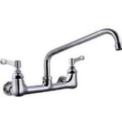 Zephyr 8 inch Stainless Steel, Brass & Plastic Black Kitchen Faucet, ZPRFW-F1