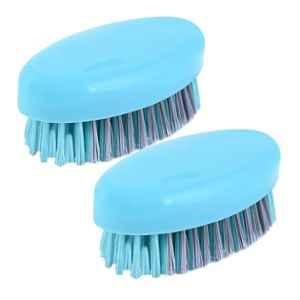 Zureni Heavy Duty Cloth Cleaning Brush with Comfort Grip & Soft Bristles, ZU-CB3-2 (Pack of 2)