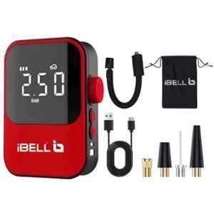 iBELL PT17-93 40W 150psi 7.4V 2000mAh Red & Black Cordless Tyre Inflator, PT1793S000