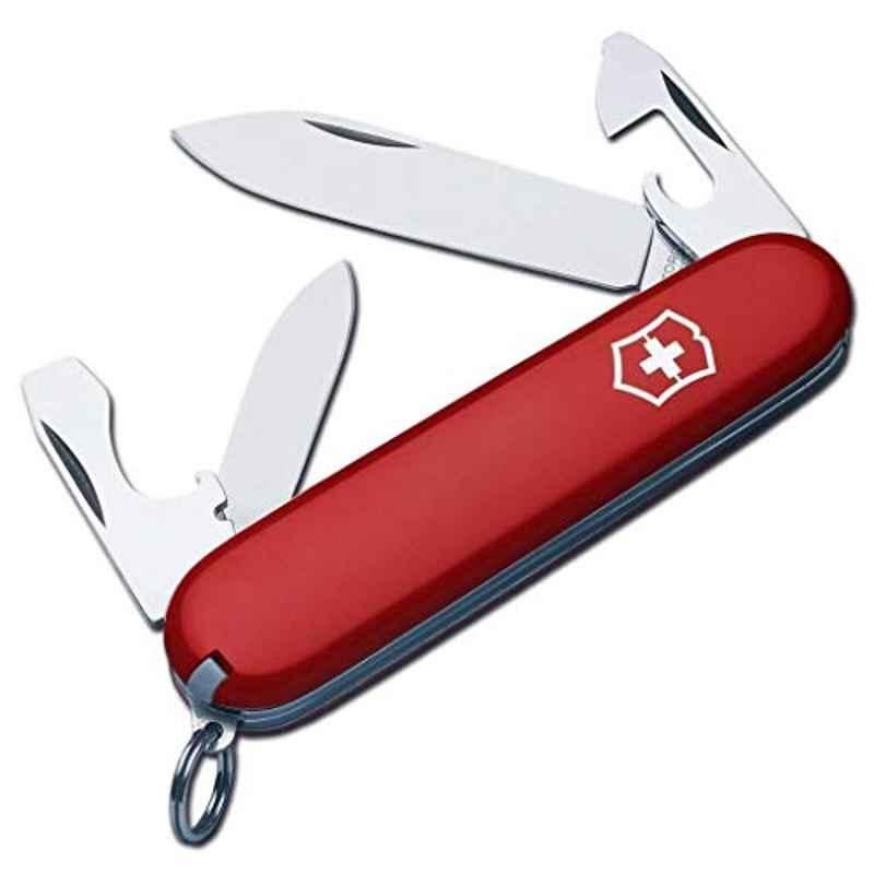 Victorinox 3.31 inch Red Swiss Army Recruit Knife, 53241
