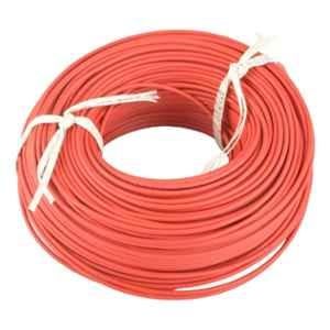 KEI 2.5 Sqmm Copper Single Core Red PVC Unshielded Flexible-FRLS Wire Cable, Length: 100 m