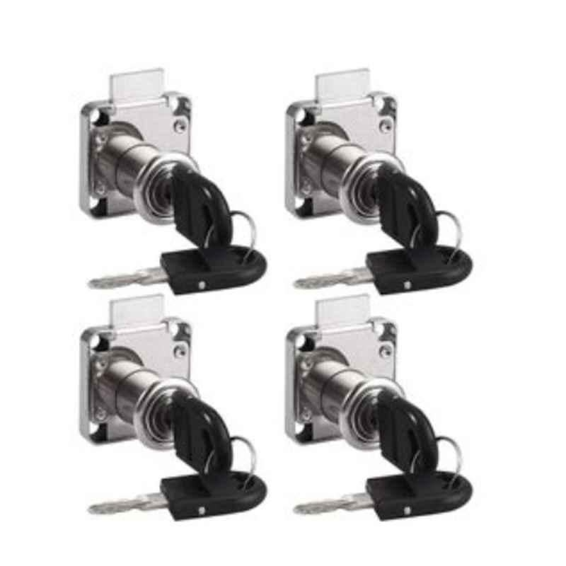 Robustline Zinc Alloy Lock with Key (Pack of 4)