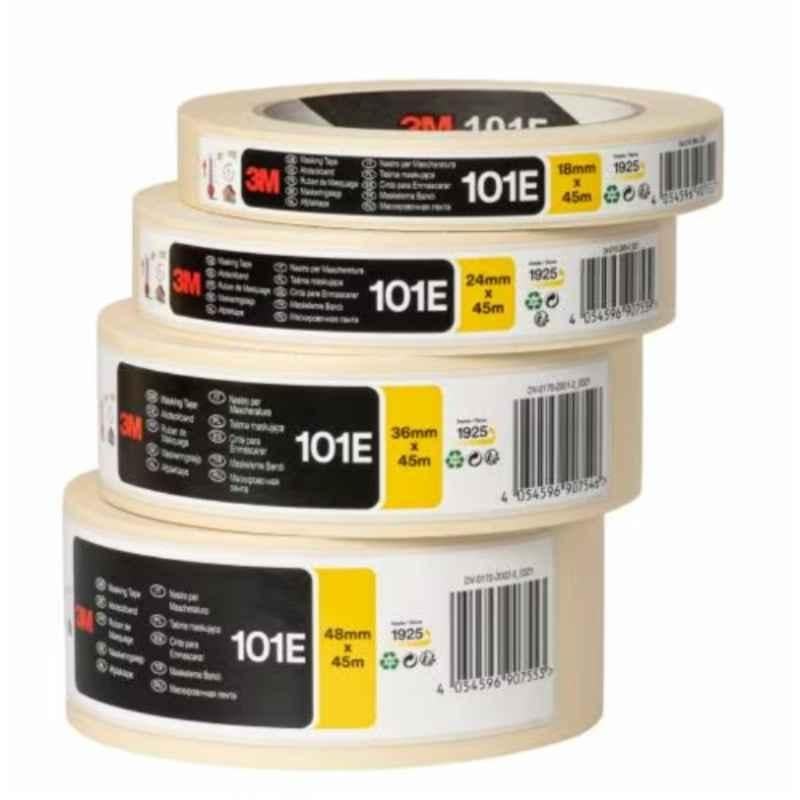3M 30mm Beige General Purpose Masking Tape, Length: 50 m, 101E